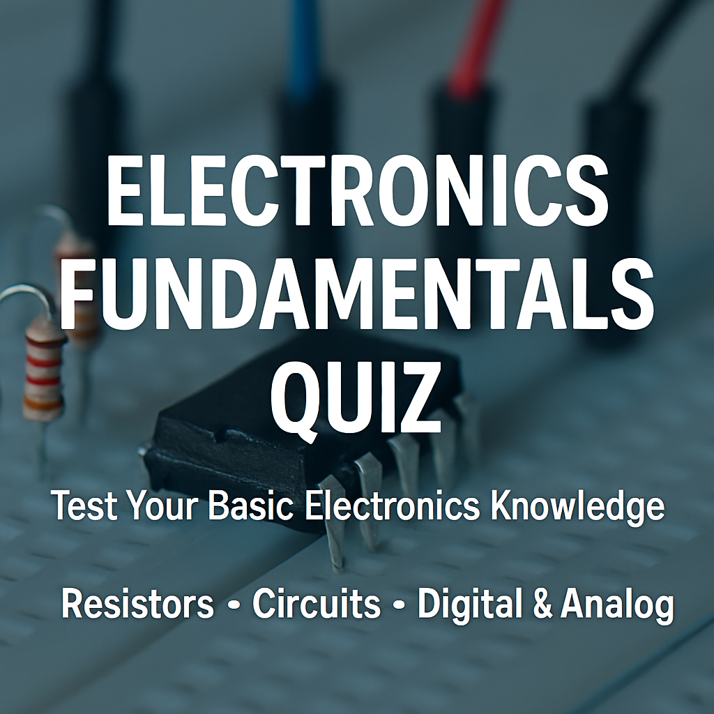 Electronics Fundamentals Quiz – Test Your Electronics Knowledge!
